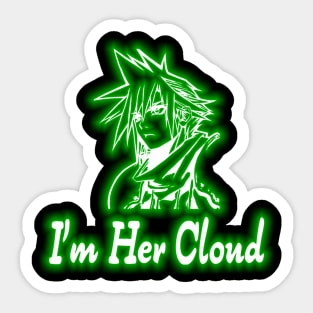 I'm her Cloud Sticker